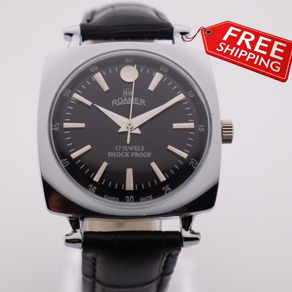 Stylish Swiss Hand-Wound Watch – Roamer ST96 Vintage Men’s Mechanical